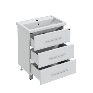 Напольная тумба под раковину Санта Омега 207039 70 см белый